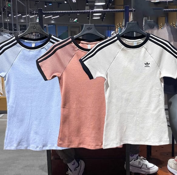 adidas Originals スリーストライプス ワッフル 半袖Tシャツ | Axes Korea