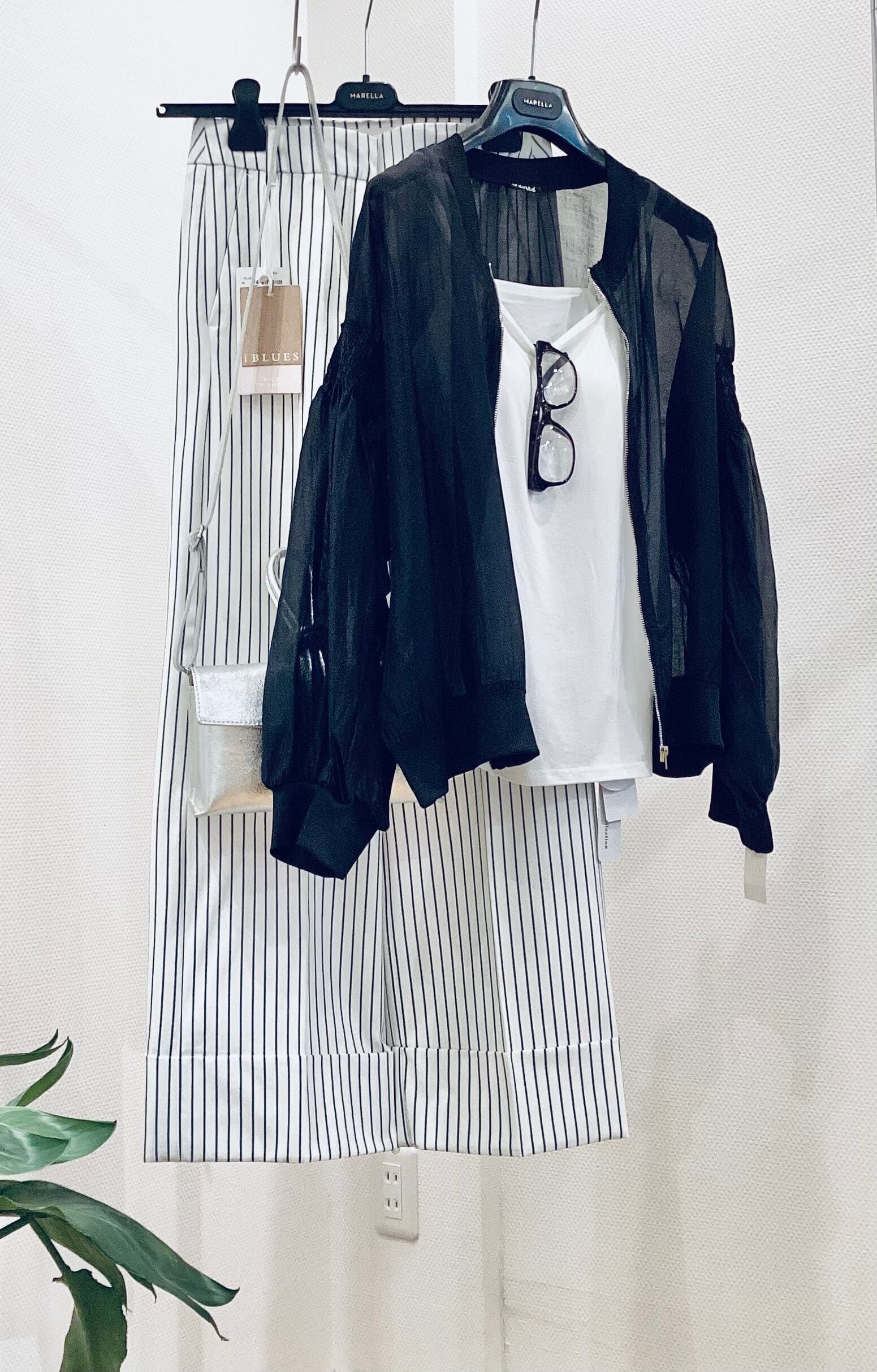 袖リブシアーブルゾン【Instagram配信中】
