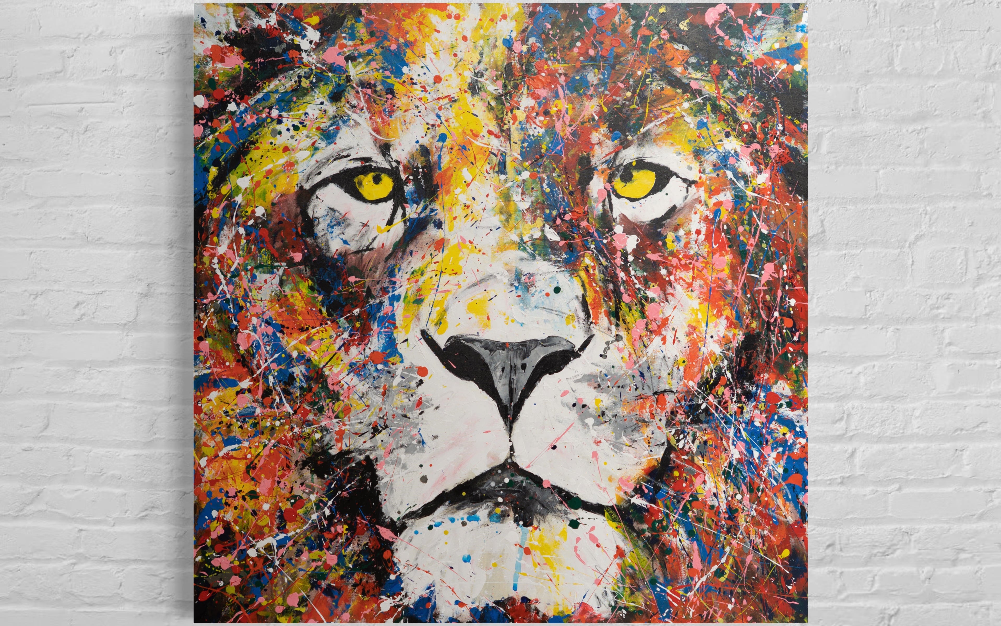 LION / ライオンの現代アート作品 絵画販売 | TOMOYA GALLERY STORE