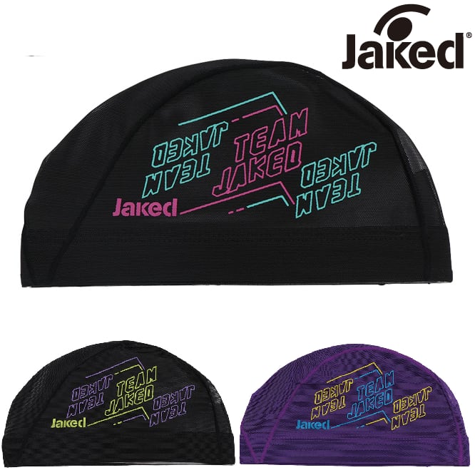 Jaked メッシュキャップ 830409 水泳帽 競泳 スイムキャップ | New