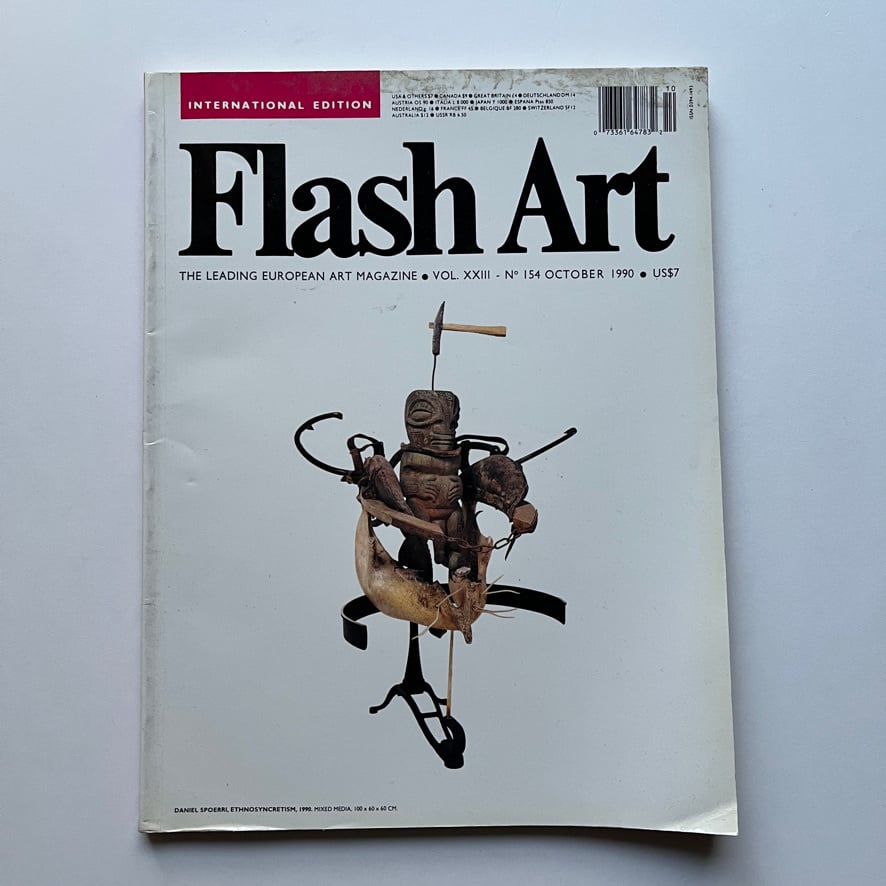 【絶版洋古書・雑誌】フラッシュアート　Flash Art　1990 No.154 [310195164]