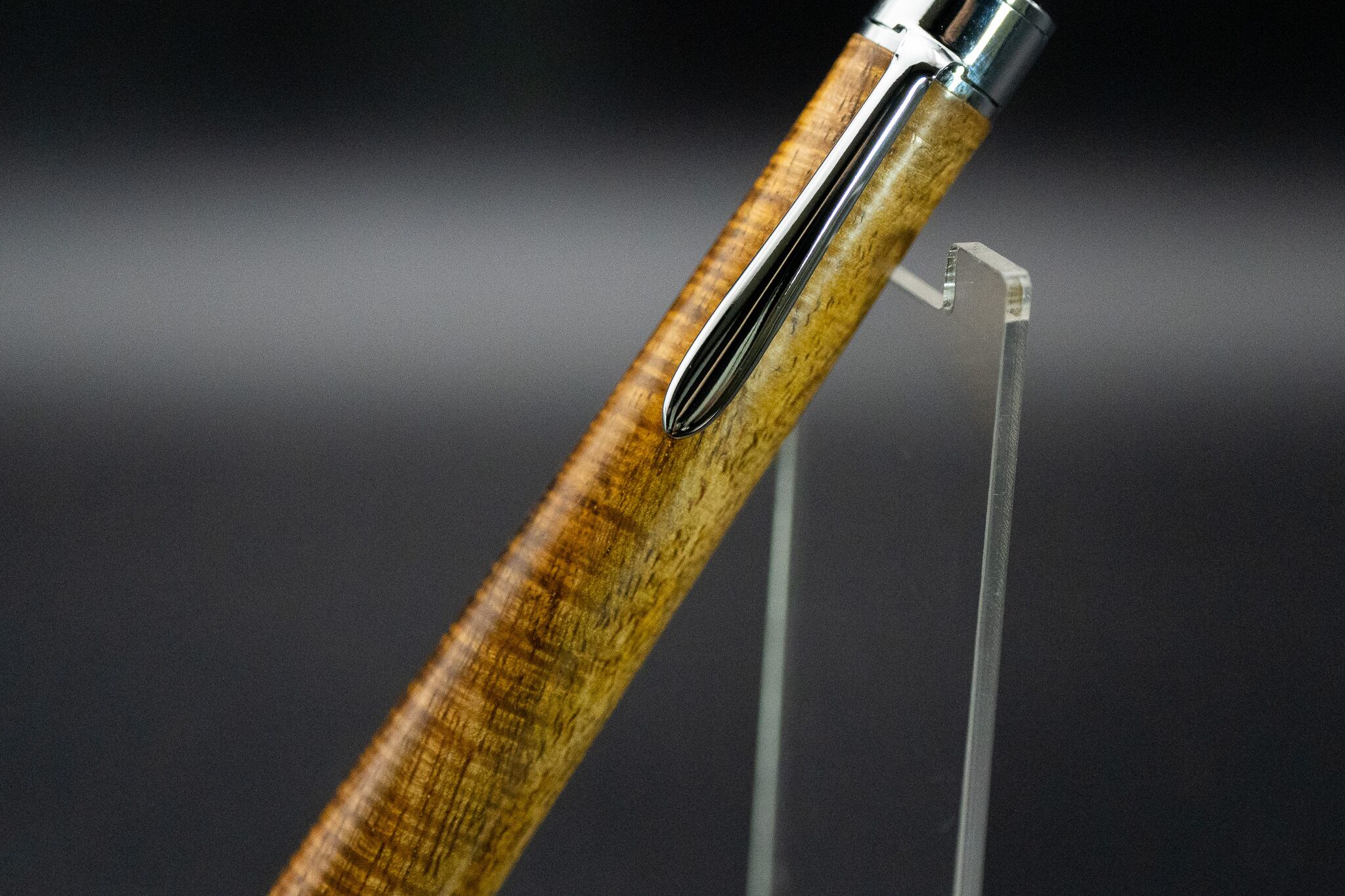 【21世紀最高峰の材】ゴールデンサイアミーズローズウッド マイクロカーリー 極上 silver BP