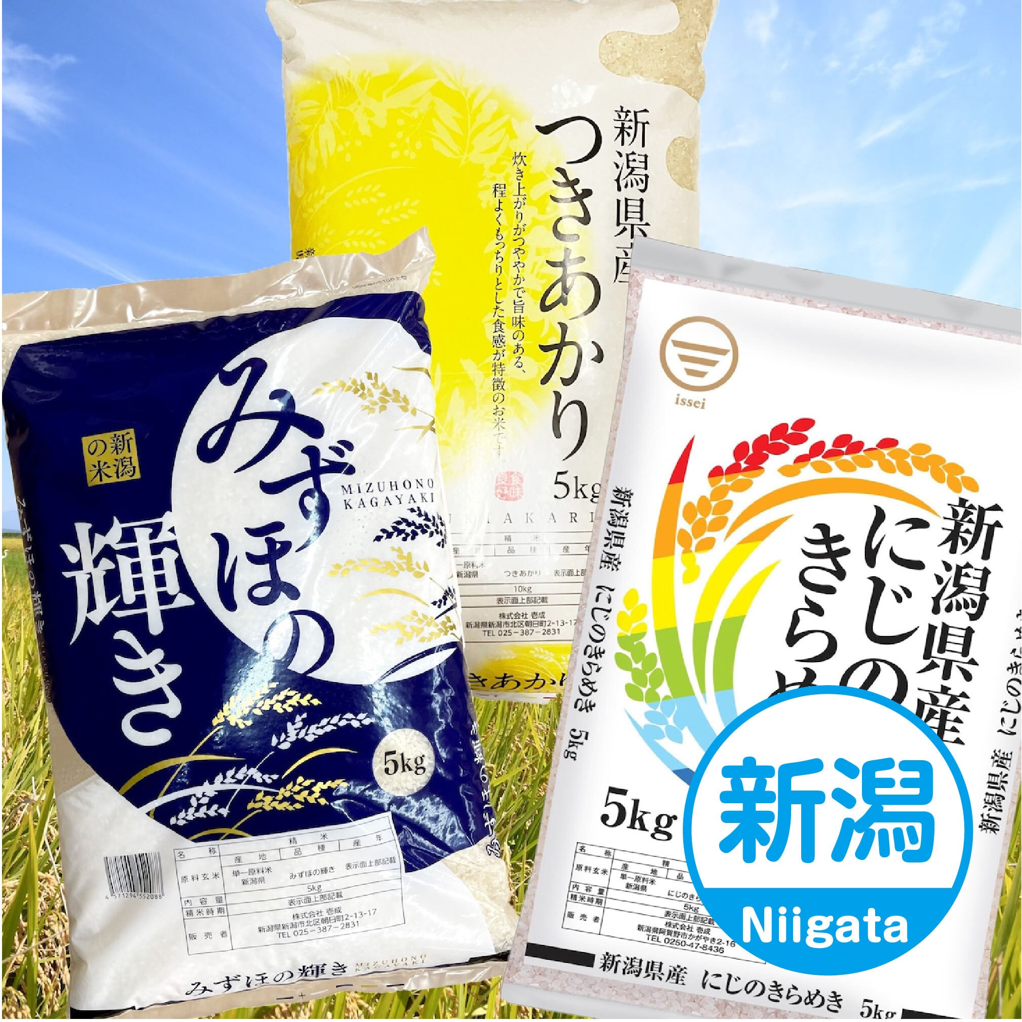 新潟産1等級米が選べる！注文後精米でおいしさ直送（送料込） | ちゅ