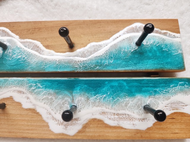 462.オーシャンレジンアート キーフック