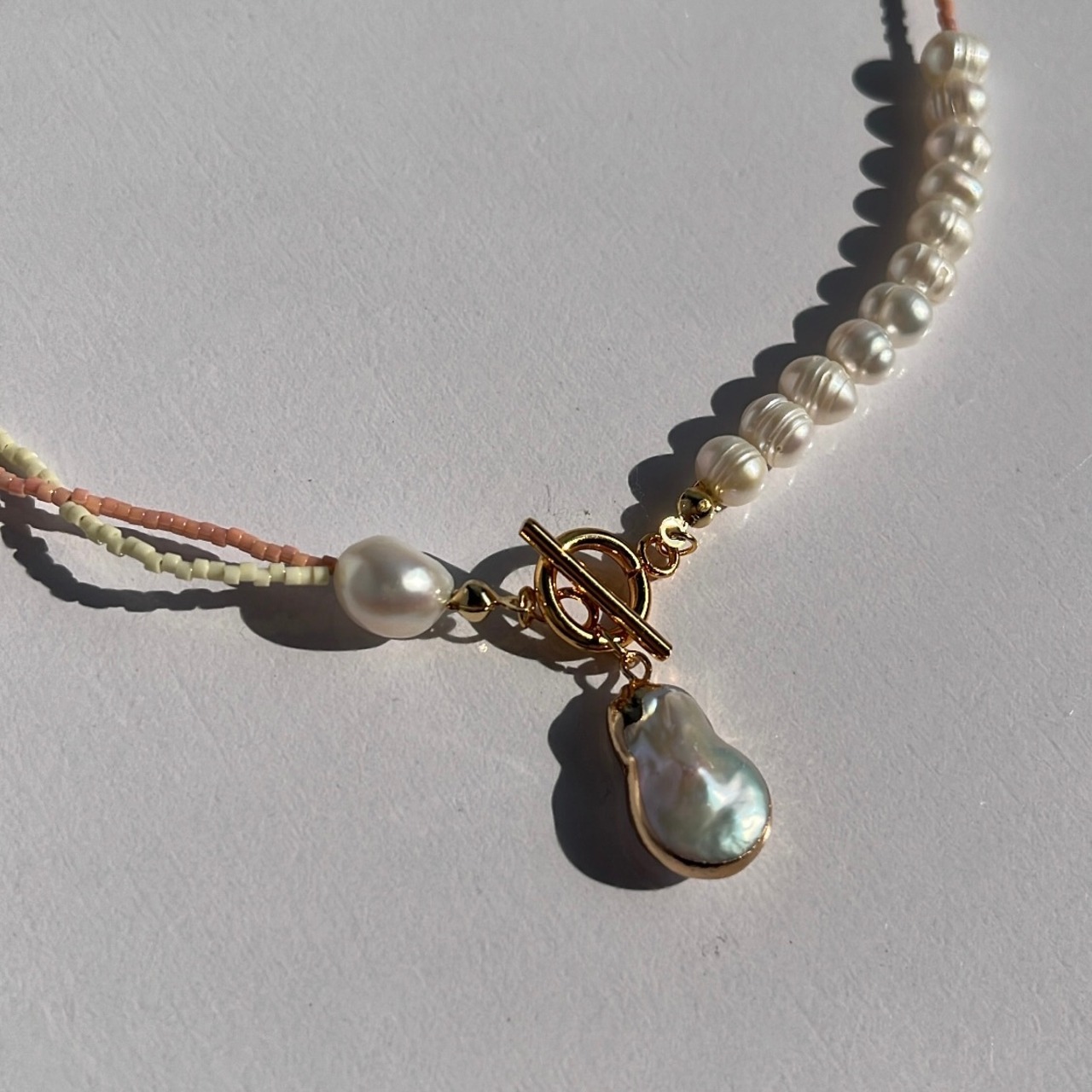 Cross beads ネックレス ［GSN054］