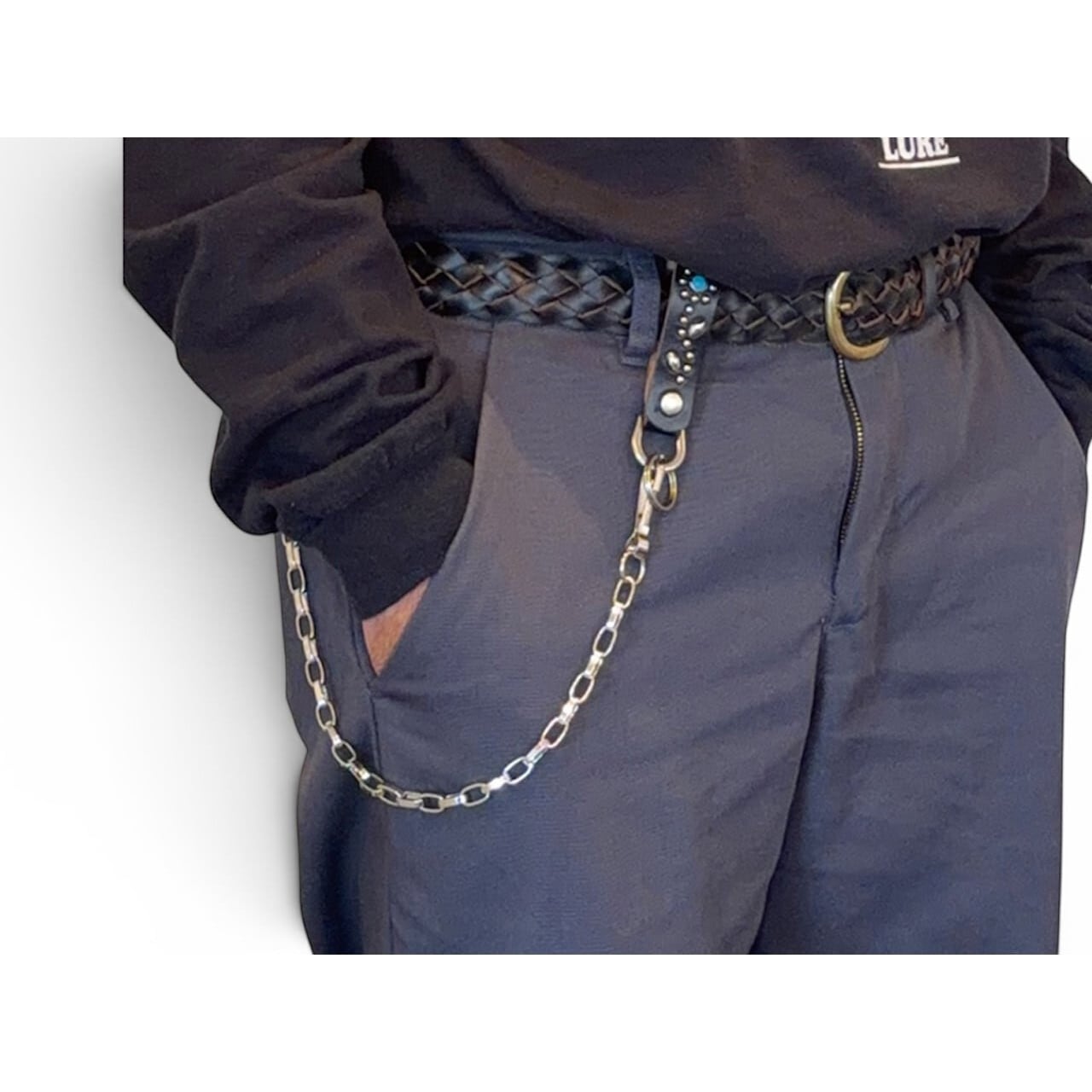 Re-ACT / Studs Flower Wallet Chain - スタッズ フラワー ウォレット