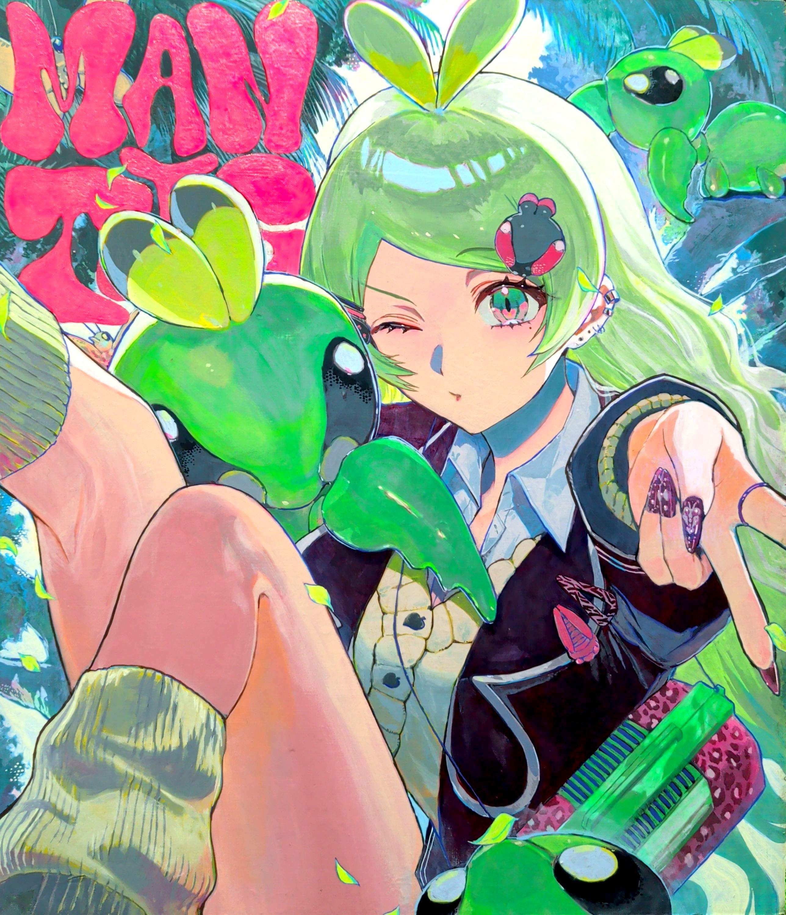 monster temptation 【原画.木製キャンバス】 | kahoART