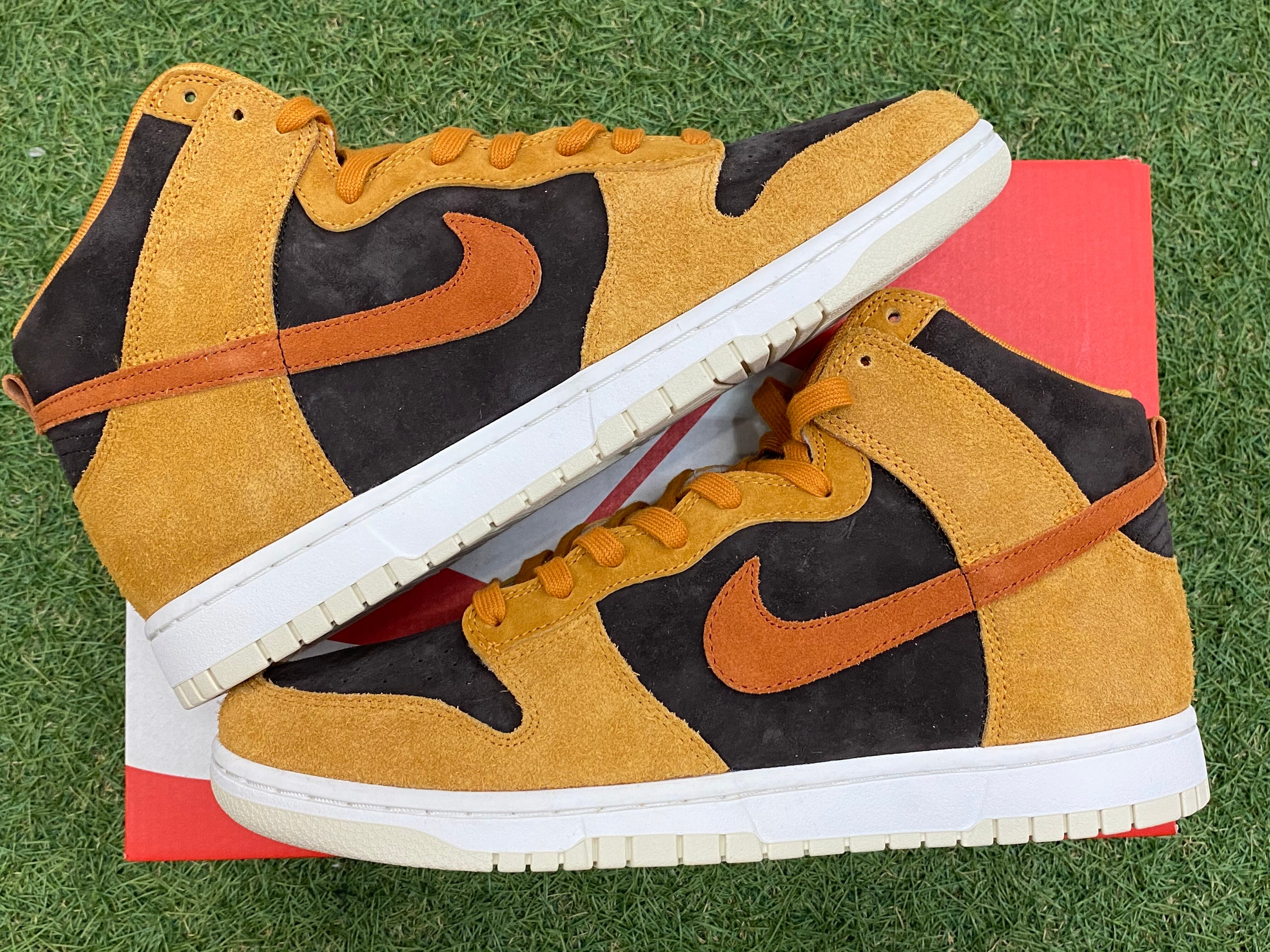 NIKE DUNK HIGH RETRO DARK CURRY 29cm DD1401-200 140KC3973