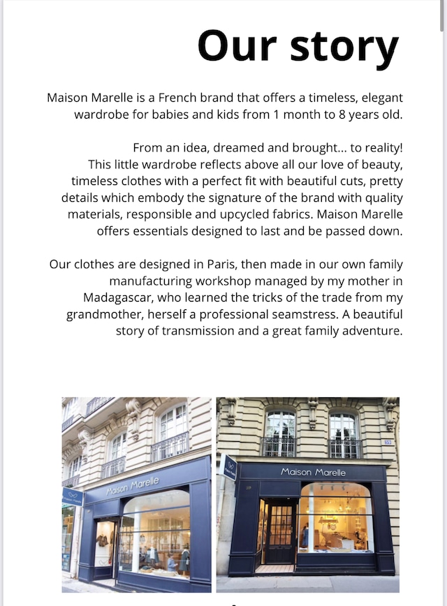 24m36m発注済みご予約【MaisonMarelle】送料無料Romper CAMBON - brown collar