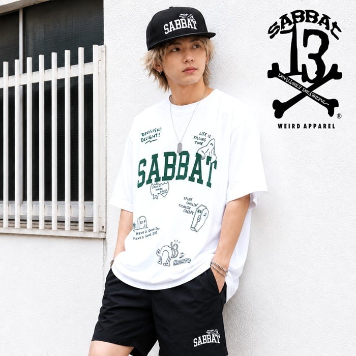 SABBAT13 / サバトサーティーン / サバト13「COLLEGE BIG T」ビッグT