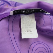 フラダンス 衣装 T&L MUUMUU FACTORY ムームーファクトリー ワンピース ドレス パープル系 紫 白 花柄 ダンス衣装 フラ ダンス イベント ステージ ノースリーブ 袖なし ハワイアンプリント アロハ ハワイ製 大きめ ホワイト系