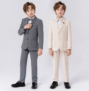 [ 90-150cm ] 予約商品　キッズ フォーマルスーツ 6点セット｜男の子 入園式 卒園式 入学式 結婚式 発表会