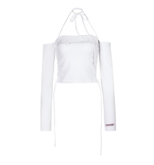 [Baby metal club] Babymetalclub string top (white) 正規品 韓国ブランド 韓国代行 韓国通販 韓国ファッション Baby metal club