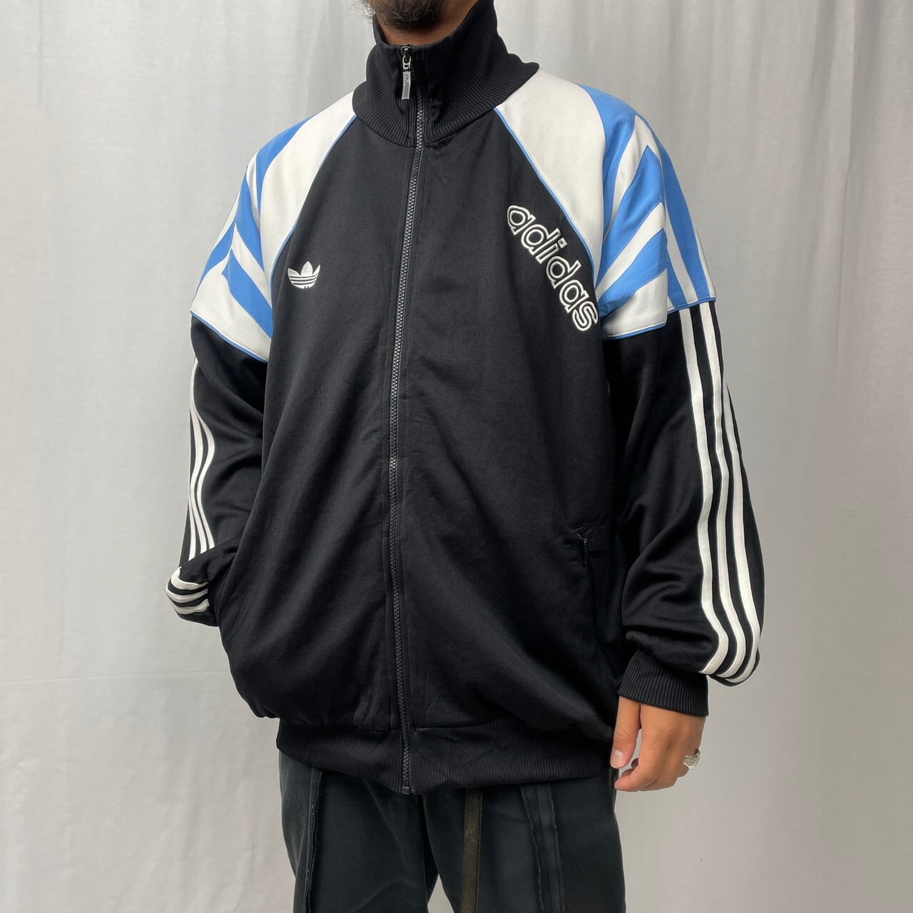 アディダス adidas トレフォイルロゴ トラックジャケット ジャージ XL