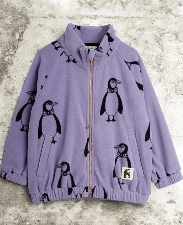 【MINI RODINI KIDS】PENGUIN FLEECE JACKET