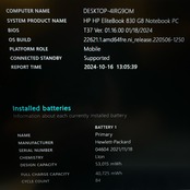 【極美品 2021年式】 HP EliteBook 830 G8 / 第11世代 Core i7-1165G7 / メモリ16GB / SSD256GB / 13.3インチ FHD