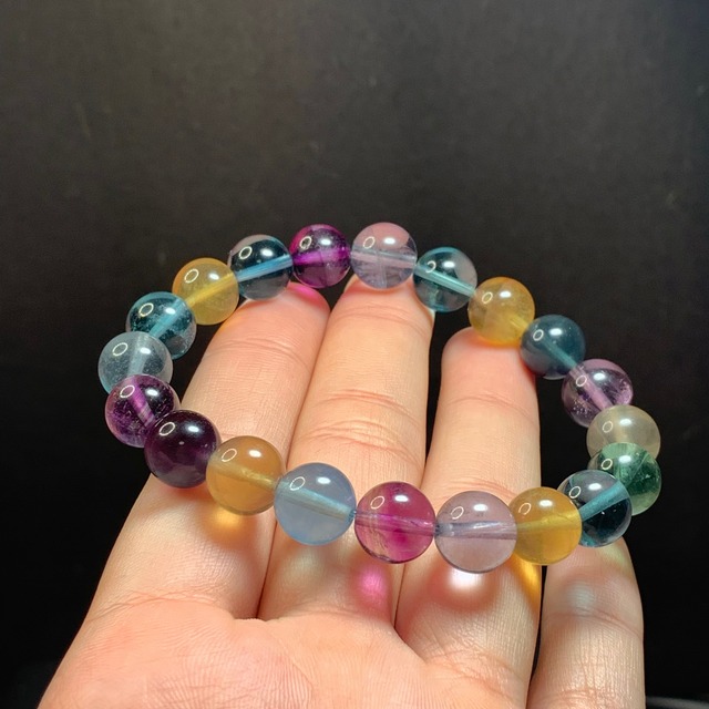 色合い美しい☆マルチフローライト ブレスレット