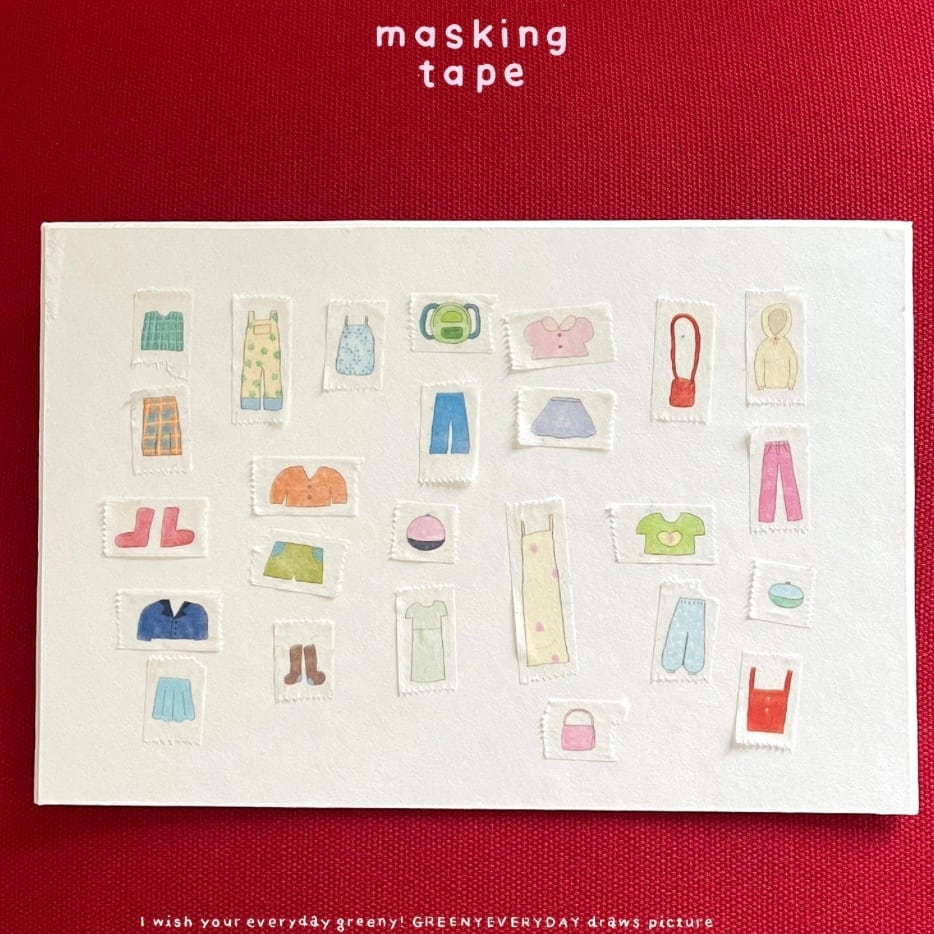 greenyeveryday 〔masking tape -closet-〕