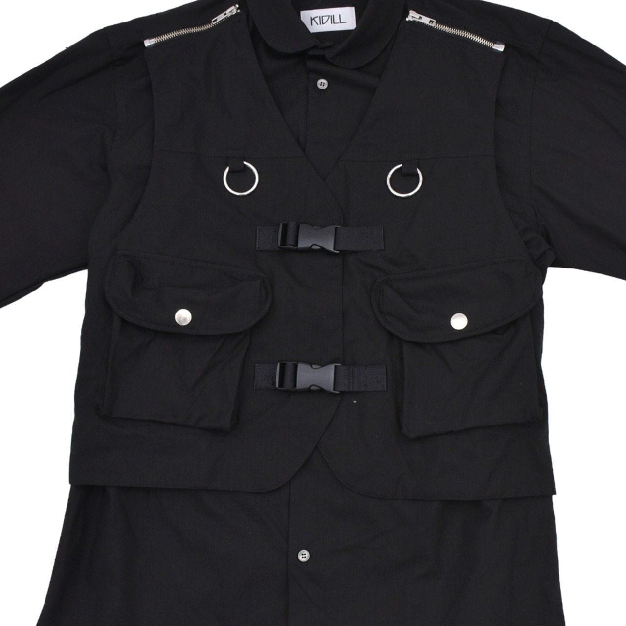 【KIDILL】UTILITY FIELD VEST DETACHABLE SHIRT - 9
