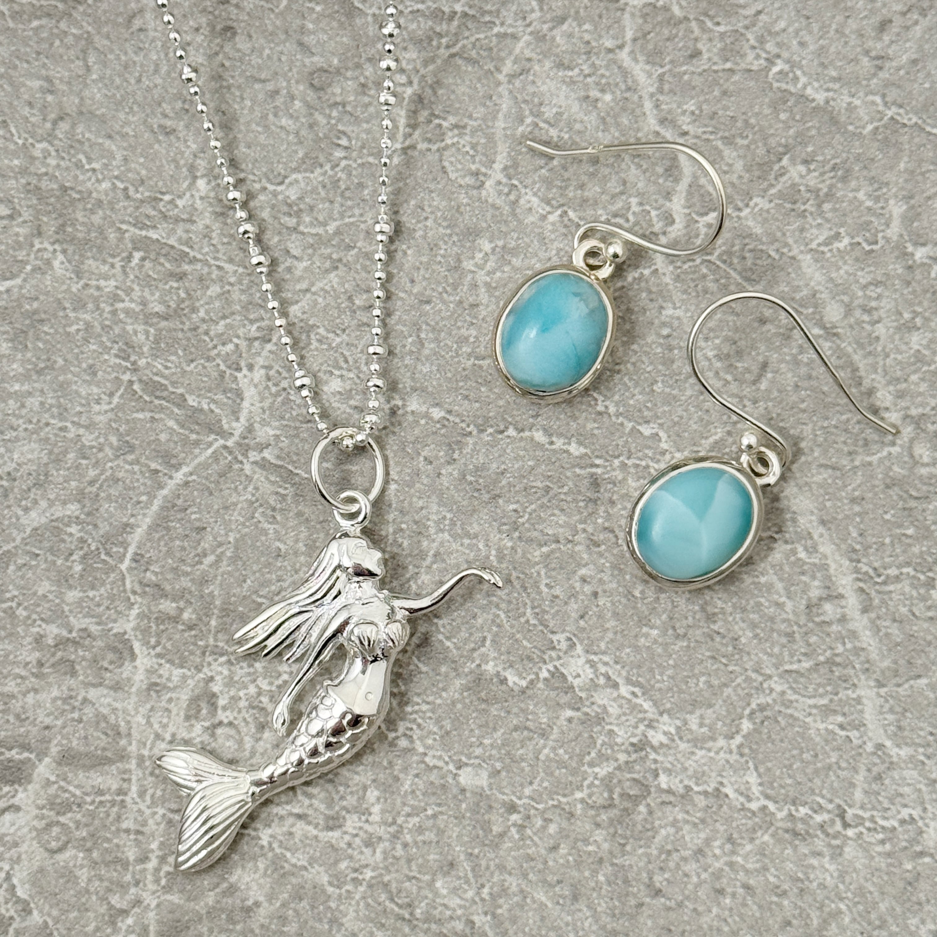 Lagoon Original マーメイド ペンダント（チェーン オプション）人魚