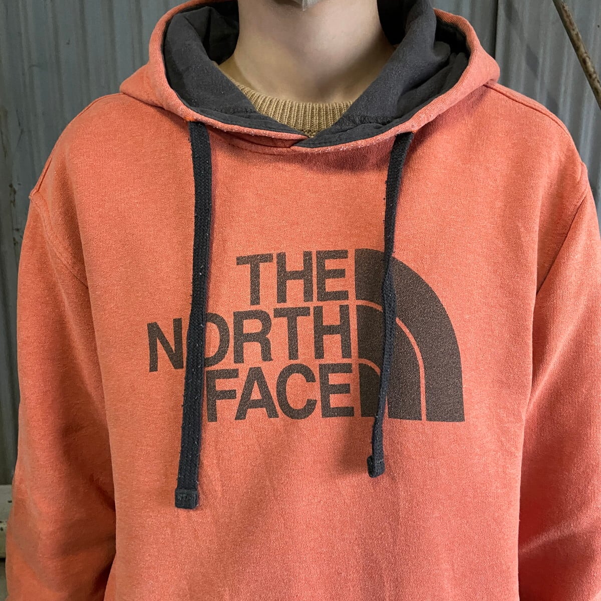THE NORTH FACE ザ ノースフェイス スウェットパーカー メンズS 古着