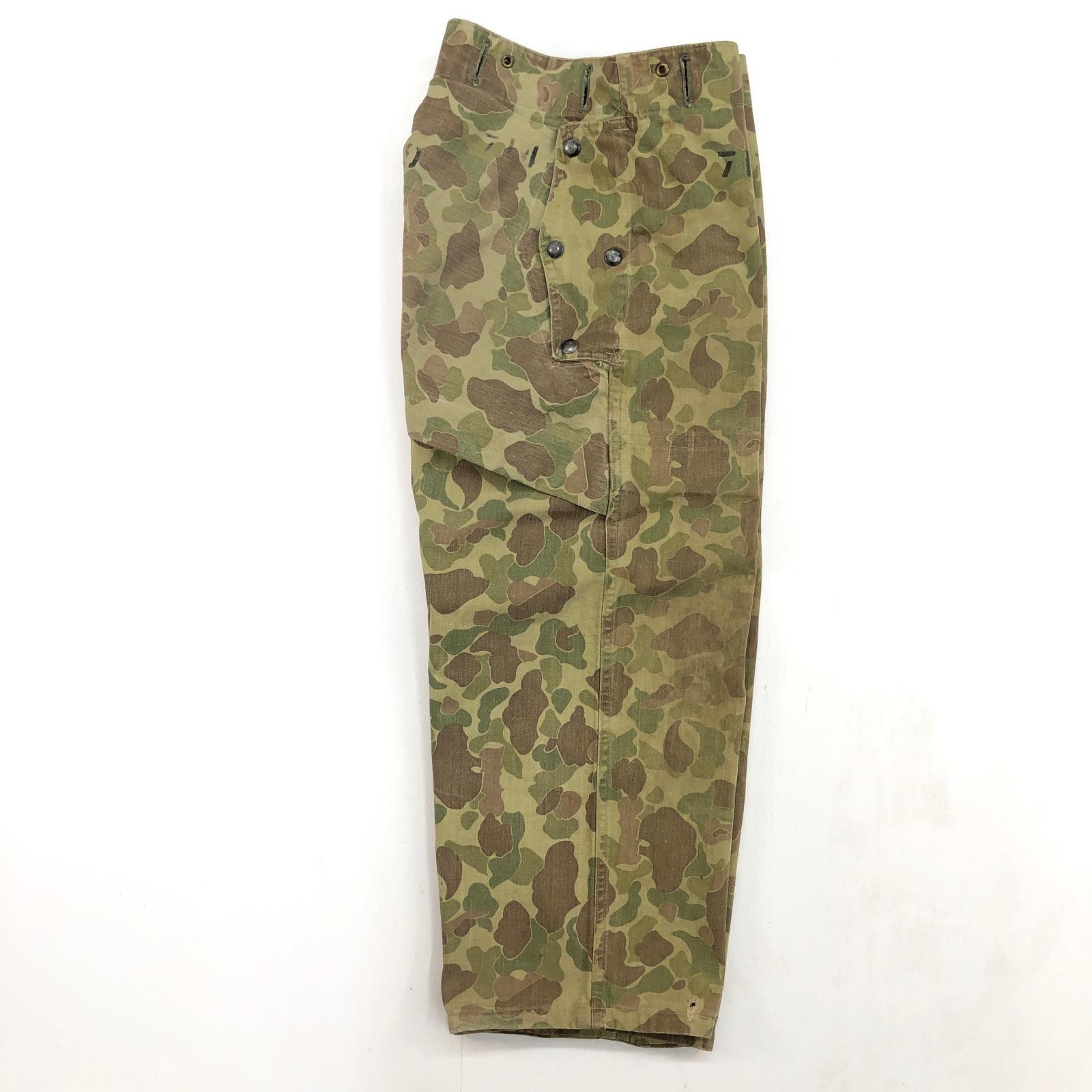 USMC 40年代 WWII HBT ダックハンターカモ パンツ セカンドモデル 2nd