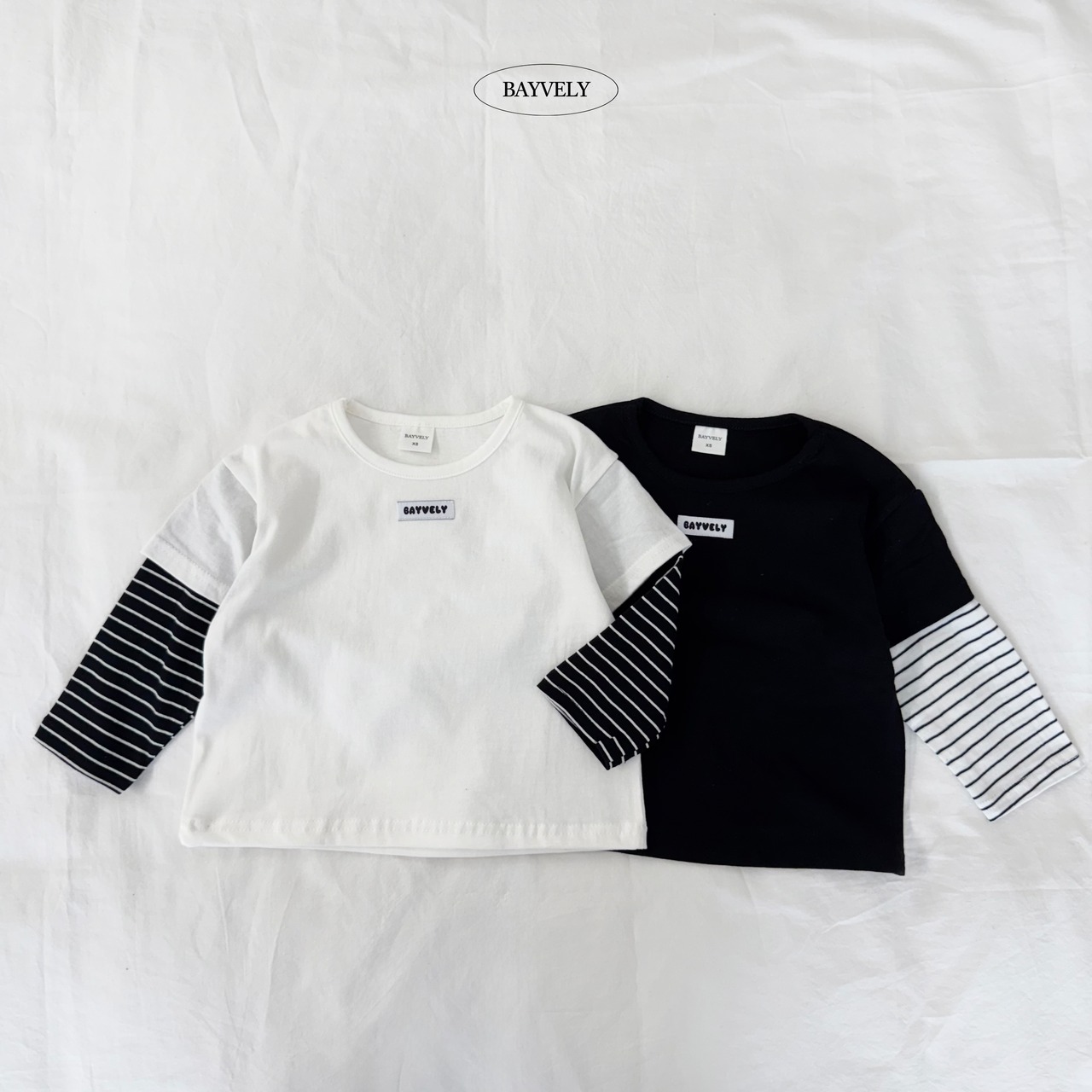 【取寄/韓国直送】BAYVERY レイヤードTシャツ｜秋服｜韓国子供服｜26/AT