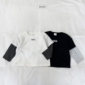 【取寄/韓国直送】BAYVERY レイヤードTシャツ｜秋服｜韓国子供服｜26/AT