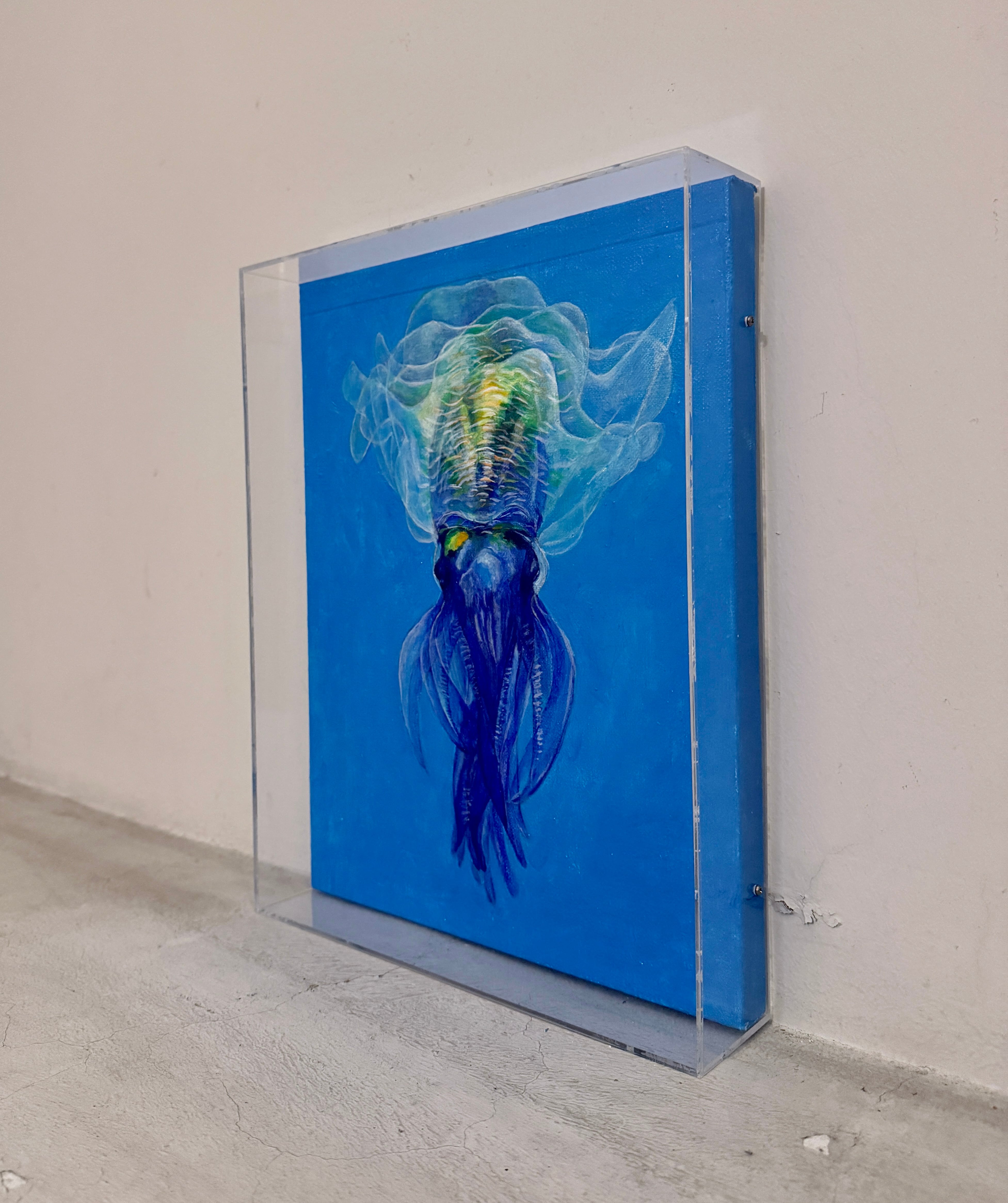 油彩イカ画 Oil color | miyauchiyuka