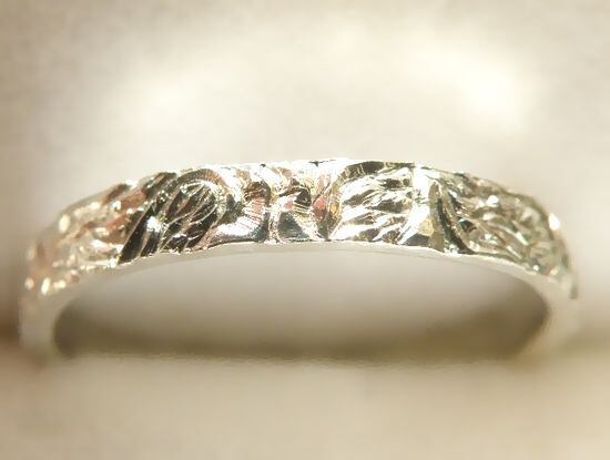 白鳥のシルバーリング | 手彫り工房