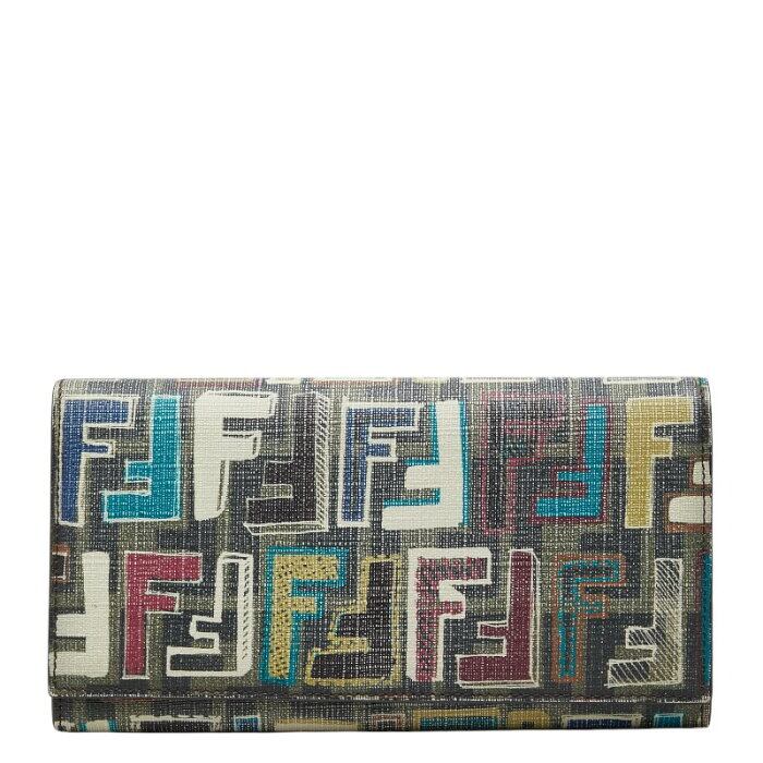 FENDI フェンディ マルチカラー ズッカ 長財布 2401-8M0000-BBQ-118