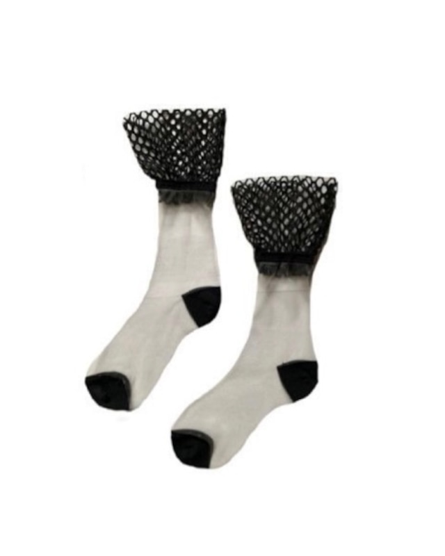 【FAKUI】BIG MESH SEE-THROUGH SOCKS