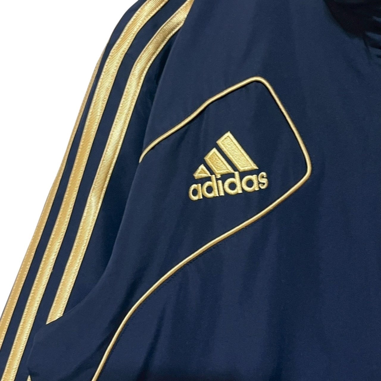 adidas アディダス ナイロンジャケット L 刺繍ロゴ ワンポイントロゴ