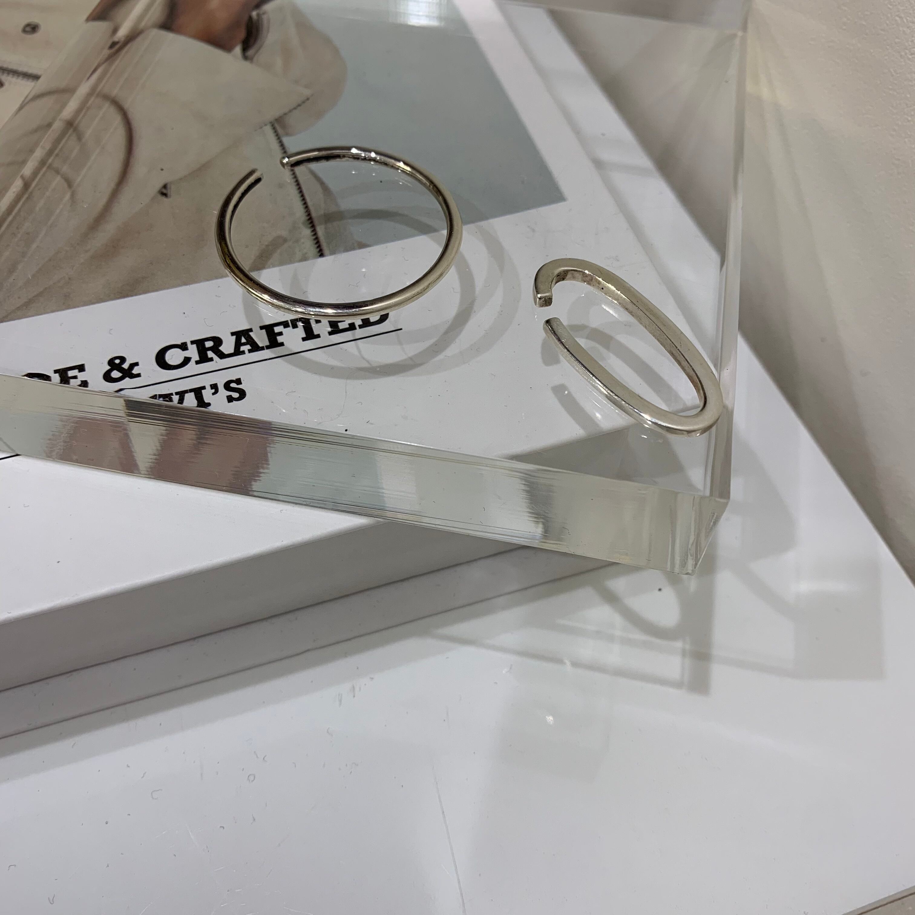 silver925 simply ear cuff