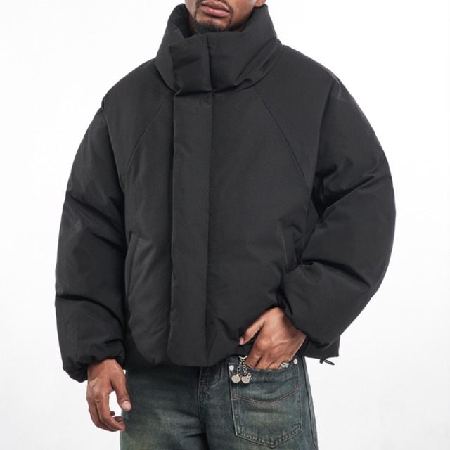 【DRIP6239】D/B Stand Collar Cotton Jacket