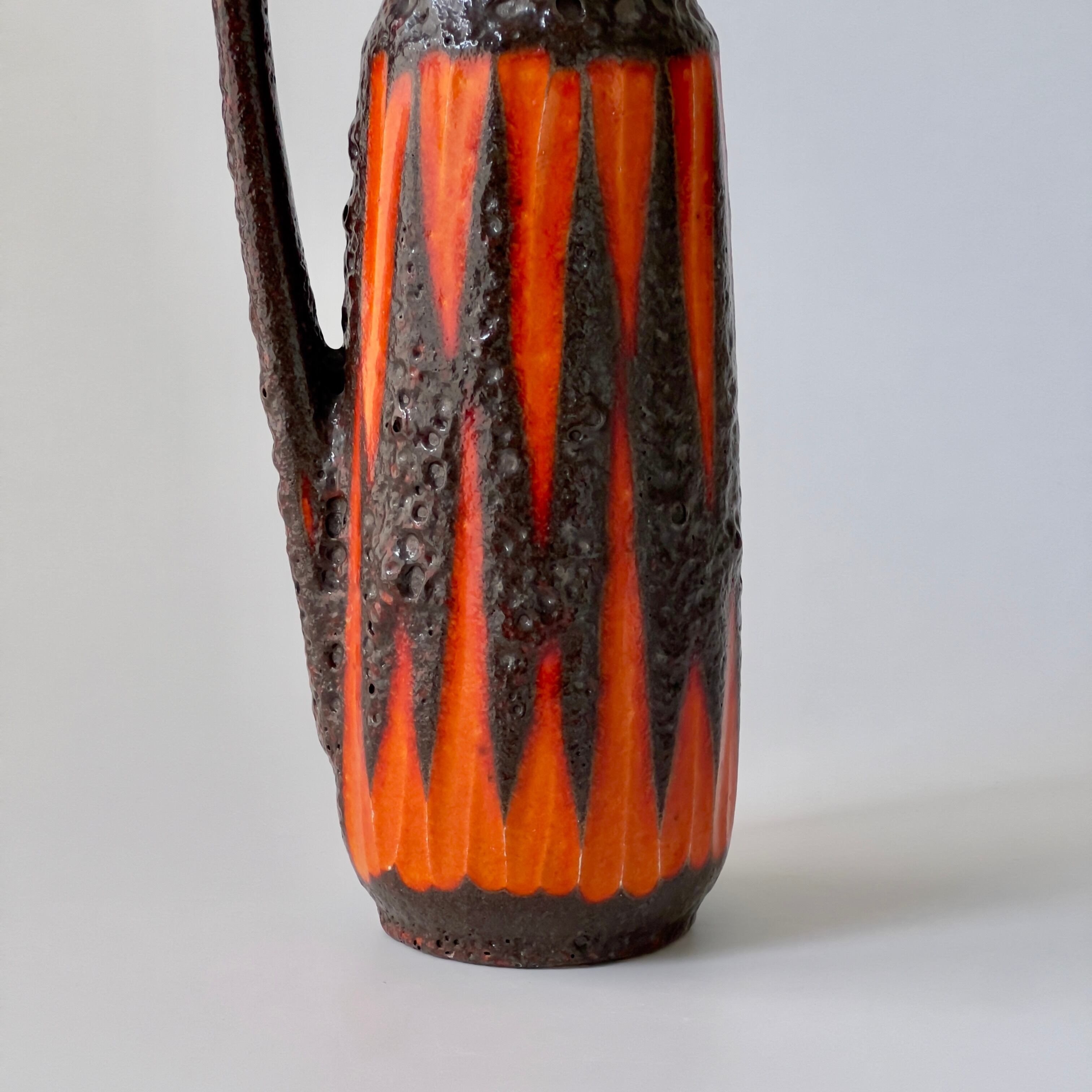 Fat Lava 花瓶 | Scheurich “Lora” 215 28 | PolePoleDecor｜Vintage