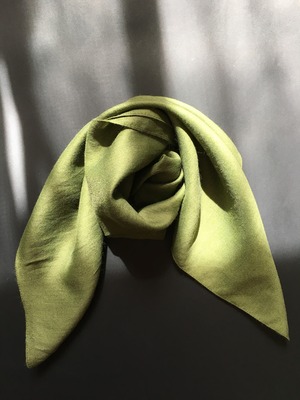 Khaki Wool Scarf　