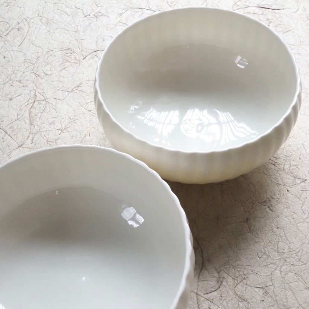 色原 昌希/白磁 リンカbowl