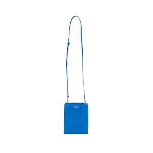 Leather Paper Bag Mini - Blue