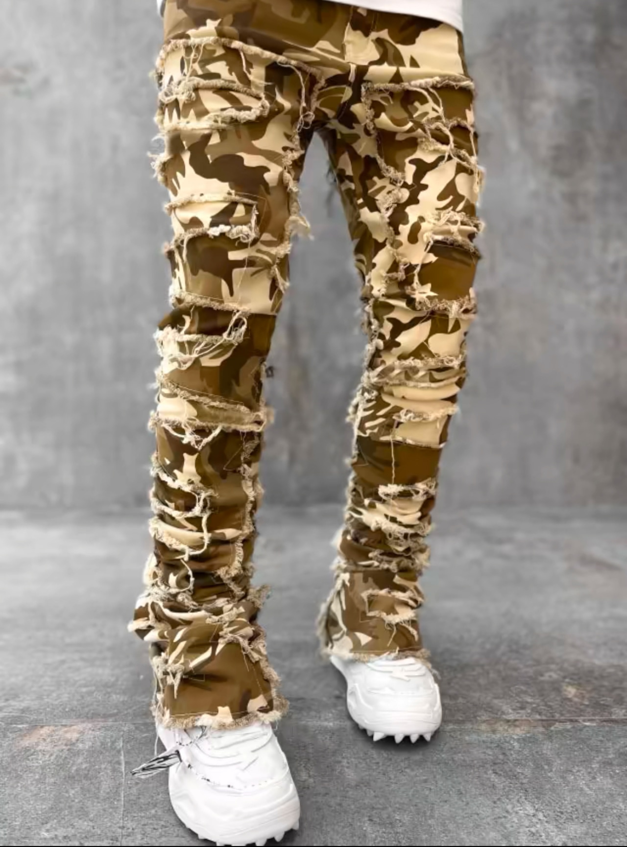 スリムダメージデニムパンツ(gr94)