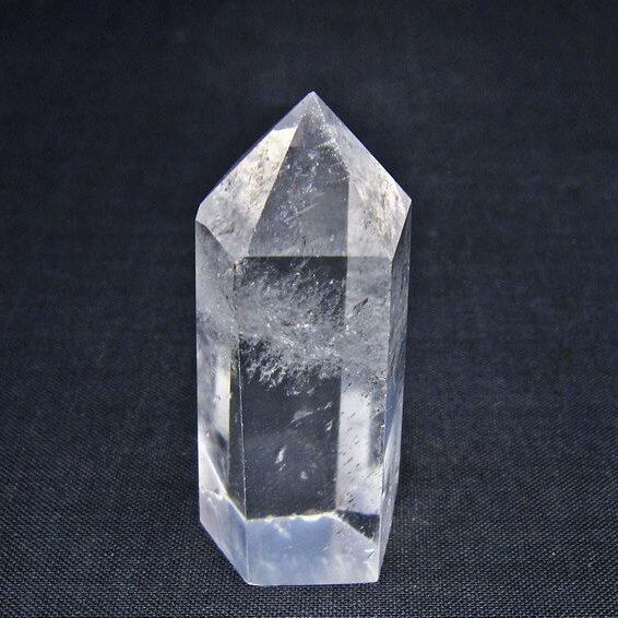 水晶 六角柱 ポイント 置物 一点物 142-11082