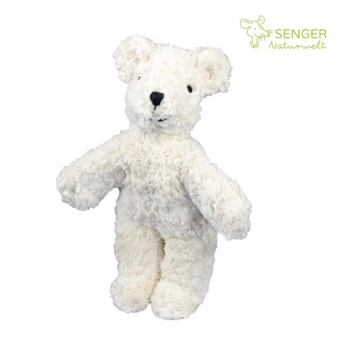 Animal Baby Bear WHITE  / Senger Naturwelt  [オーガニック ぬいぐるみ 白クマ ベアー 出産祝い おしゃれ ギフト ファーストトイ]