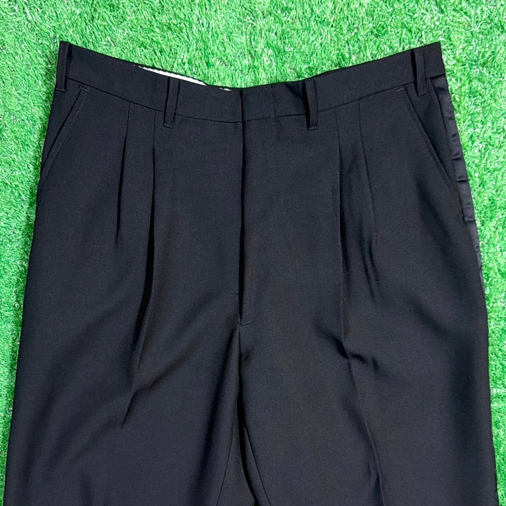 Men's】 80s - 90s サイドライン 2タック スラックス パンツ / 80年代