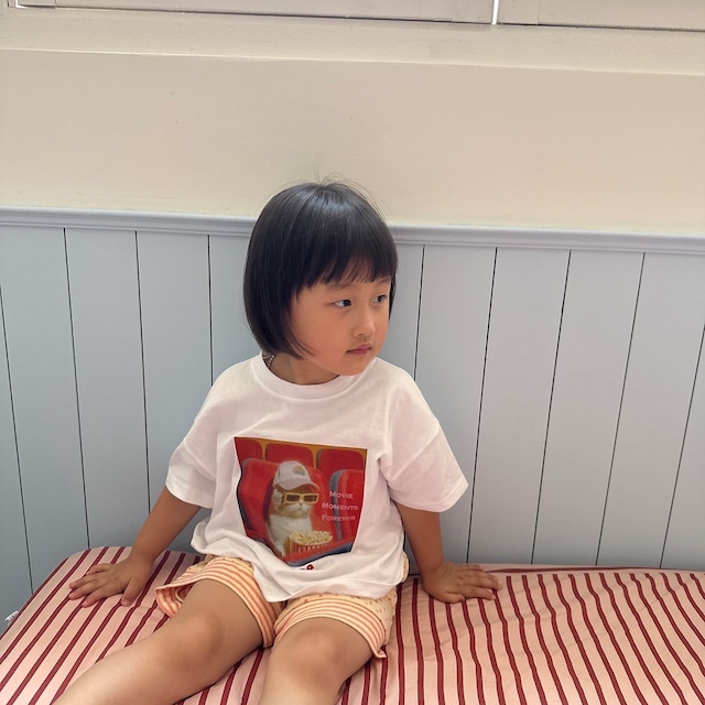 〘予約〙nightbebe / Movie Cat Short Sleeve T