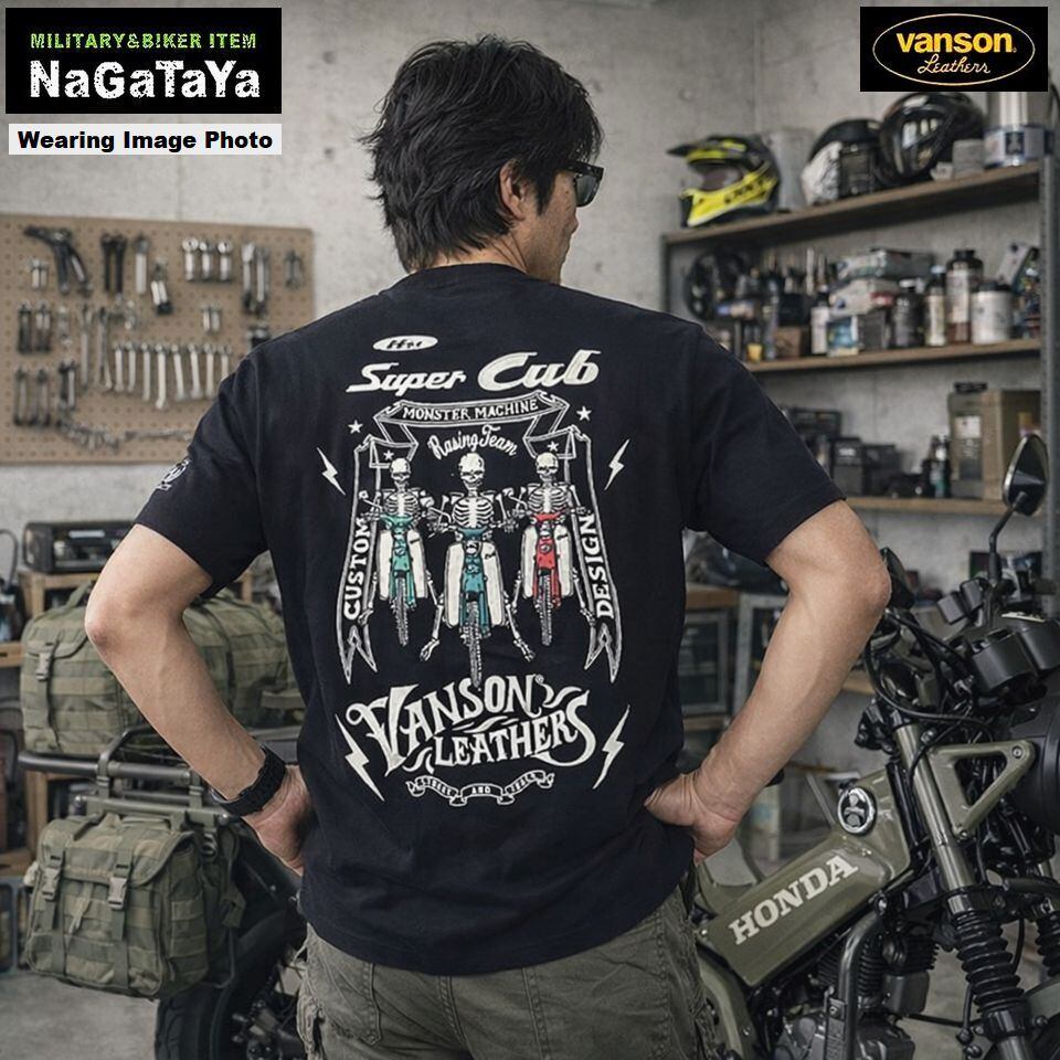 （8）vanson HONDA レザーシャツ カスタムデザイン 黒 77ac998dd844d8d4c45543873cd8bb