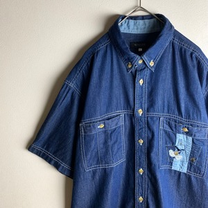 ~"half sleeve shirt" animal embroidery design~