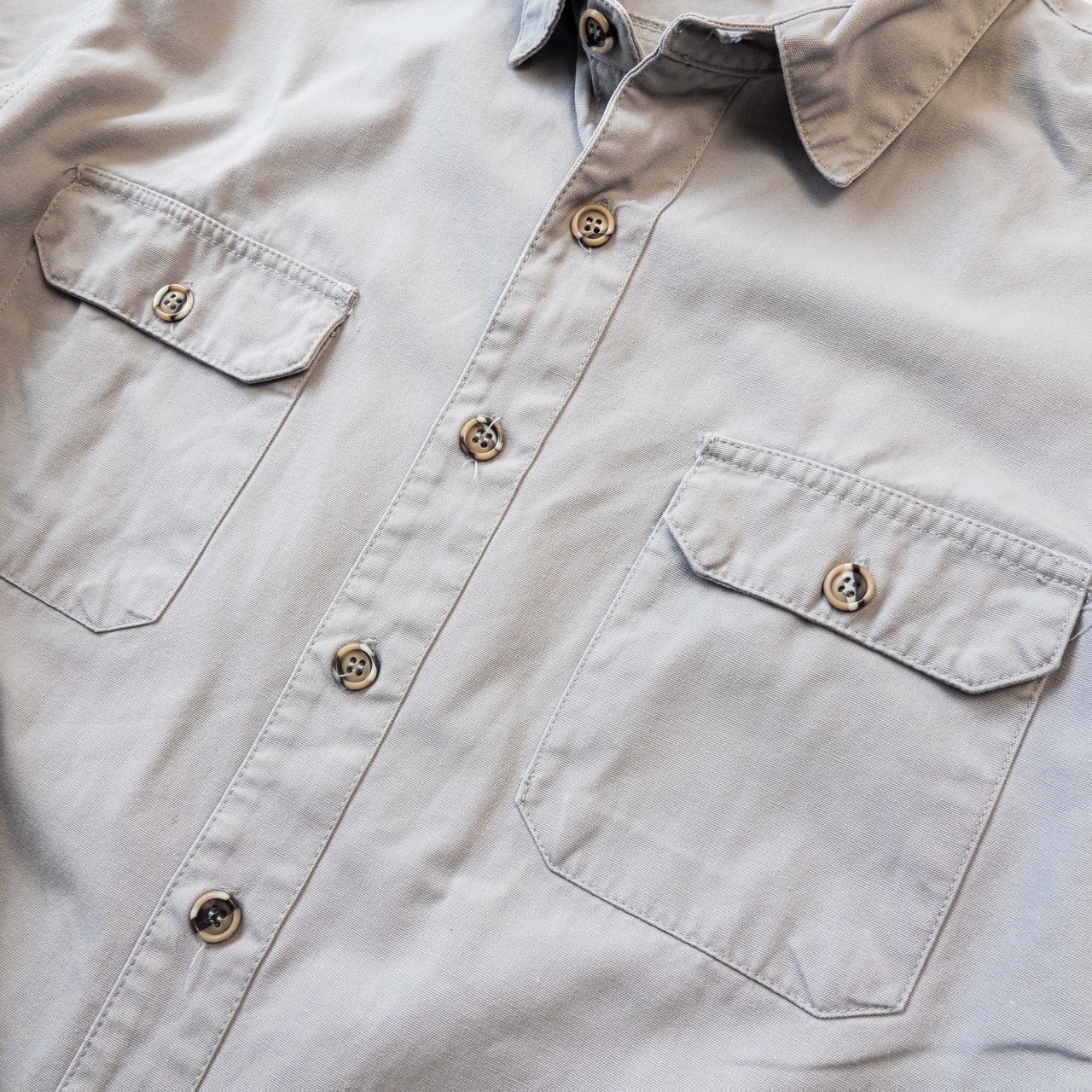 1990’s patagonia cotton canvas work shirt