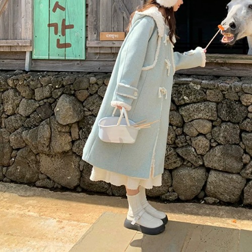 スターボタンボアラインフーディーコート ・79079
