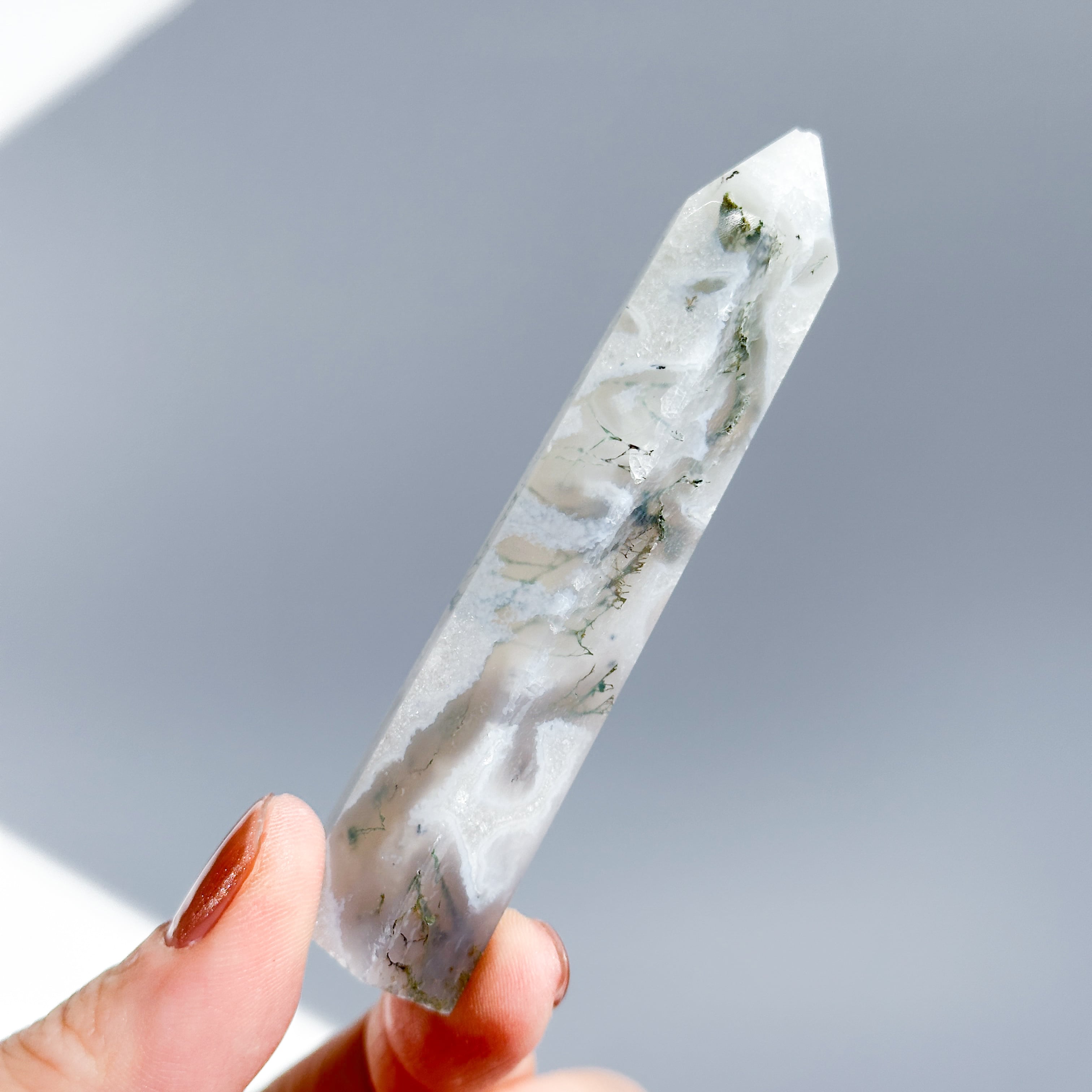 モスアゲート タワー91◇ Moss Agate ◇天然石・鉱物・パワーストーン