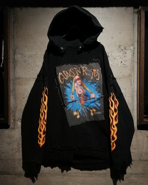 【Caka】1992 Guns N’ Roses × Dream Reapers Reversible Remake Hoodie